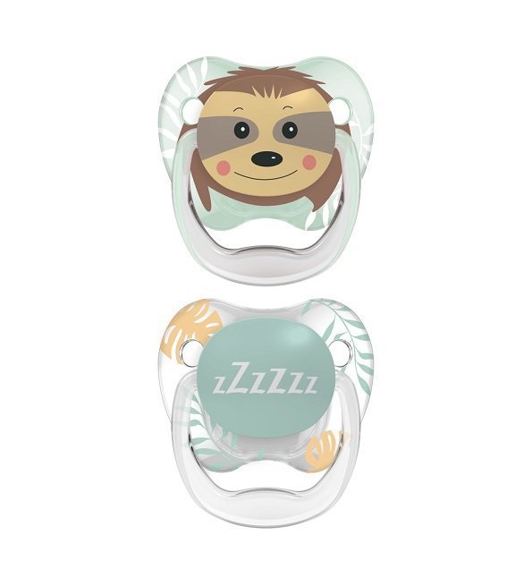 Dr. Brown’s Sucette Phase 2 Têtes D’animaux, Pack de 2 (0-6 Mois) Maroc