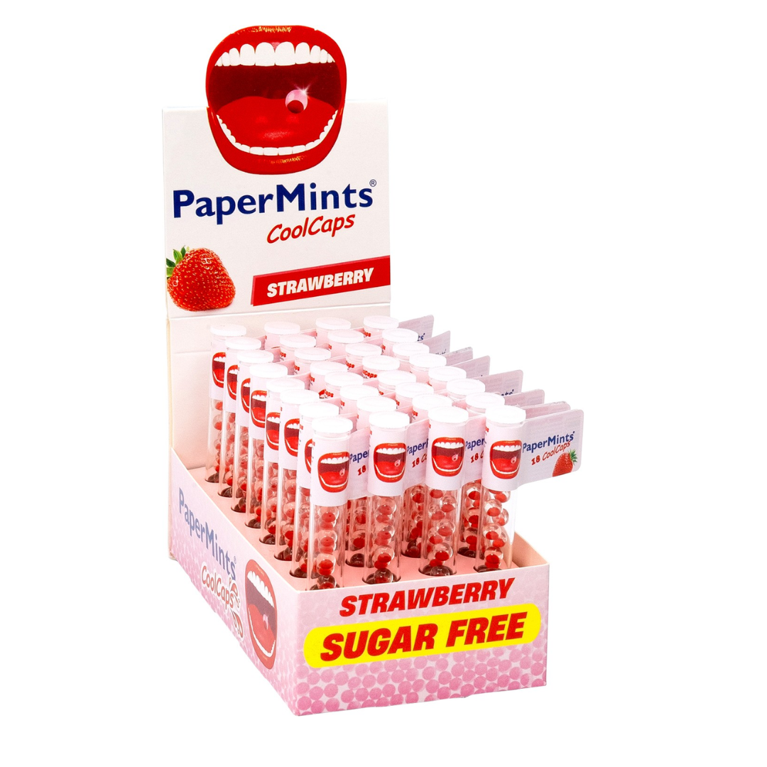 PAPERMINTS 18 Cool Caps Fraise Maroc