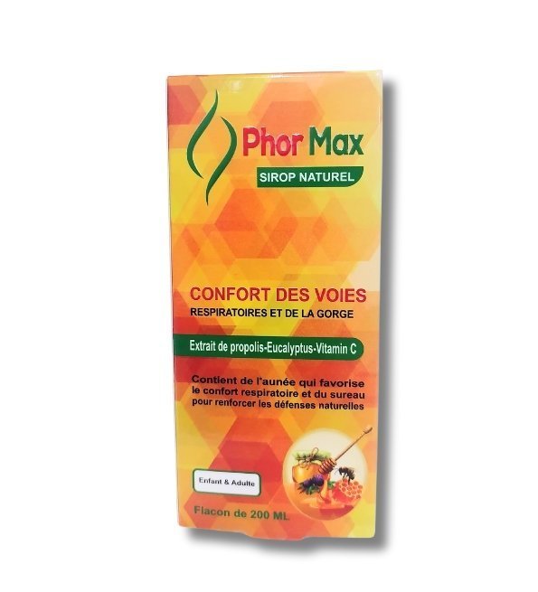 Phormax Sirop Naturel Propolis Eucalyptus Vitamine C 200ml Maroc