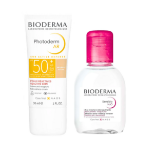 Bioderma Solaire Photoderm AR spf50 Naturel 30ml+Sensibio H2o 100ml Pack Maroc