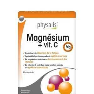 PHYSALIS Magnesium + Vit C 30 Comprimès Maroc