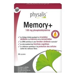PHYSALIS Memoire 100mg 30 Capsules Maroc
