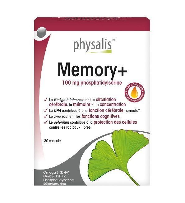 PHYSALIS Memoire 100mg 30 Capsules Maroc