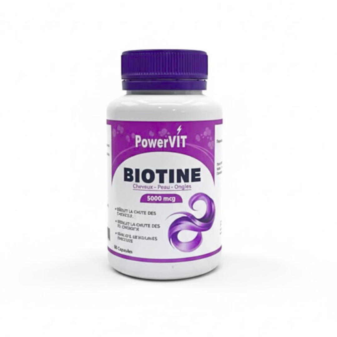 PowerVIT Biotine 60 Gelules Maroc