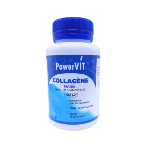 PowerVIT Collagene Marin 350mg 90 Gelules Maroc