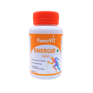 PowerVIT Energie+ 500mg 60gelules Maroc