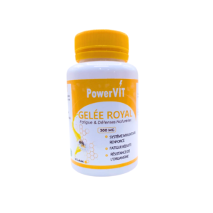 PowerVIT Gelee Royal 300mg 60 Gelules Maroc