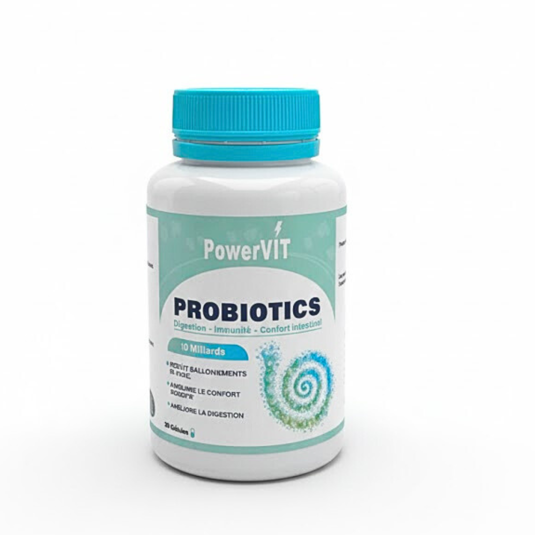 PowerVIT Probiotics 60 Gelules Maroc
