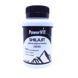 PowerVIT Shilajit 400mg 30 Gelules Maroc