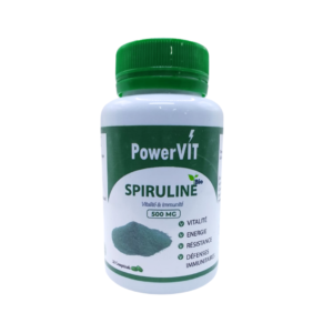 PowerVIT Spiruline 500mg 120 Comprimes Maroc