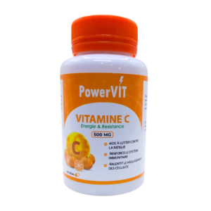 PowerVIT Vitamine C 500mg 60 Gelules Maroc