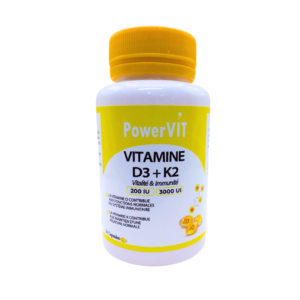 PowerVIT Vitamine D3+k2 30 Capsules Maroc
