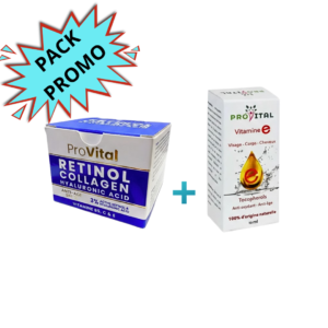 Pro Vital Creme Retinol+vitamine E Anti Age Pack Maroc