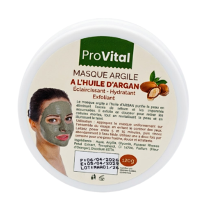 Pro Vital Masque Argile a L’huile D’argan 120g Maroc
