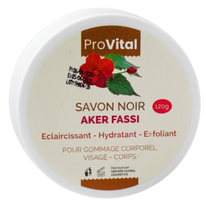 Pro Vital Savon Noir Aker Fassi 120g Maroc