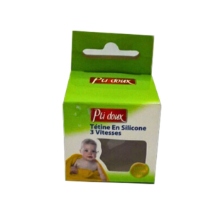 PTI DOUX Tetine Large 3 Vitesses en Silicone Maroc