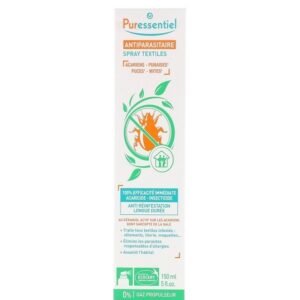 PURESSENTIEL Assanissant Spray Textiles Antiparasitaire 150ml Maroc