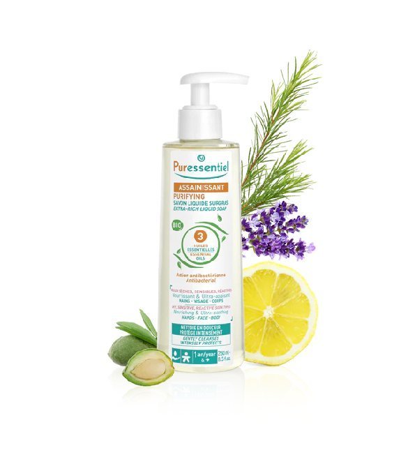 PURESSENTIEL Assainissant Savon Liquide Surgras 250ml Maroc