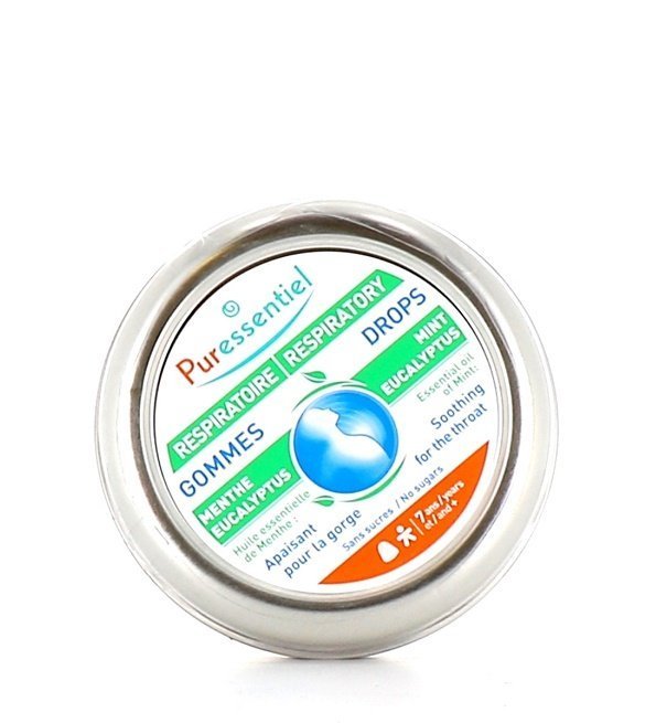 PURESSENTIEL Gommes Menthe-Eucalyptus Respiratoire 45gr Maroc