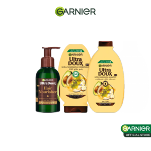 Garnier Routine Avocat Shampoing 200ml+ Apres-Shampoing 200ml + Oil 120ml Maroc