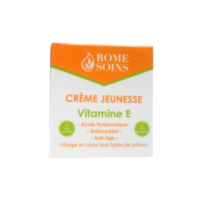 Rome soins Creme Jeunesse Vitamine E 50g Maroc