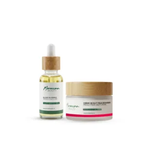 Moroccan Beauty Routine Soir+ Creme de Nuit 50ml+elixir du Maroc Maroc