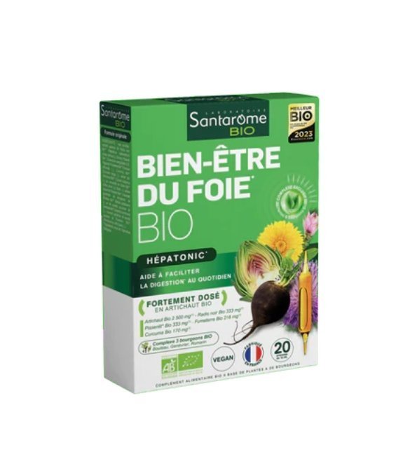 SANTAROME Bien Etre du Foie 20 Ampoules Maroc