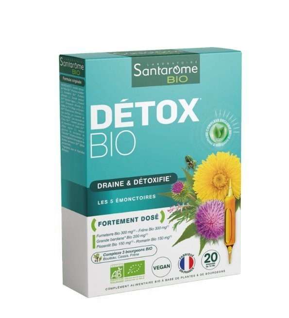SANTAROME Detox 20 Ampoules Maroc