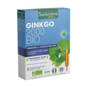 SANTAROME Ginkgo 20 Ampoules Maroc