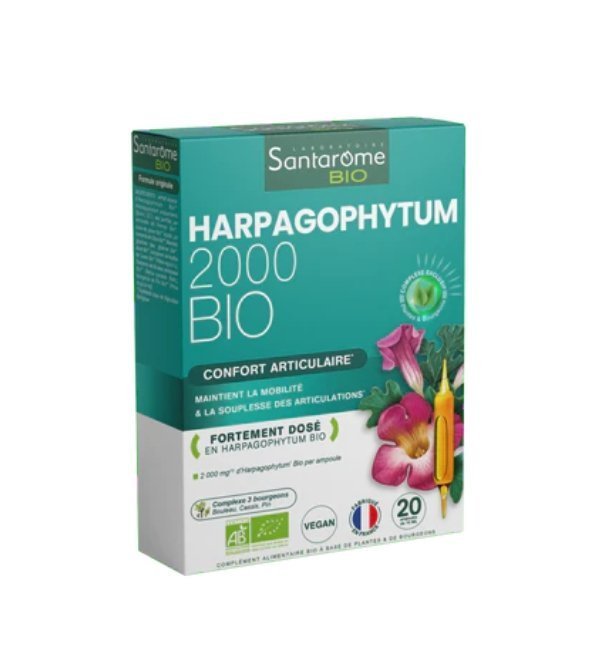 SANTAROME Harpagophytum 2000 20 Ampoules Maroc