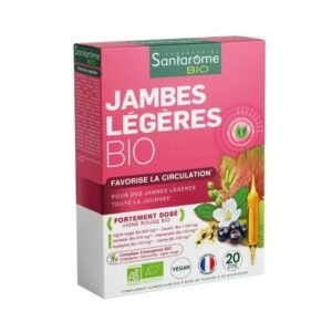 SANTAROME Jambes Legeres Bio 20 Ampoules Maroc