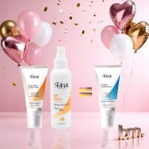 SKINAT Creme Solaire Invisible 4en1 + Spray Invisible = Creme Hydratante Offerte Maroc