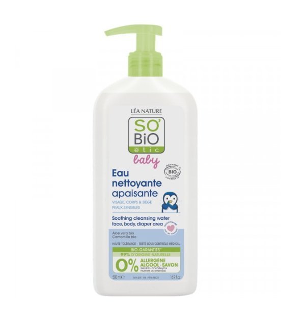 SO BIO Baby Eau Nettoyante 500ml Maroc