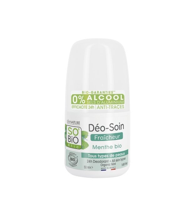 SO BIO Deodorant Fraicheur Menthe 50ml Maroc