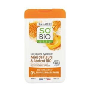 SO BIO Gel Douche Miel de Fleurs et Abricot 450ml Maroc
