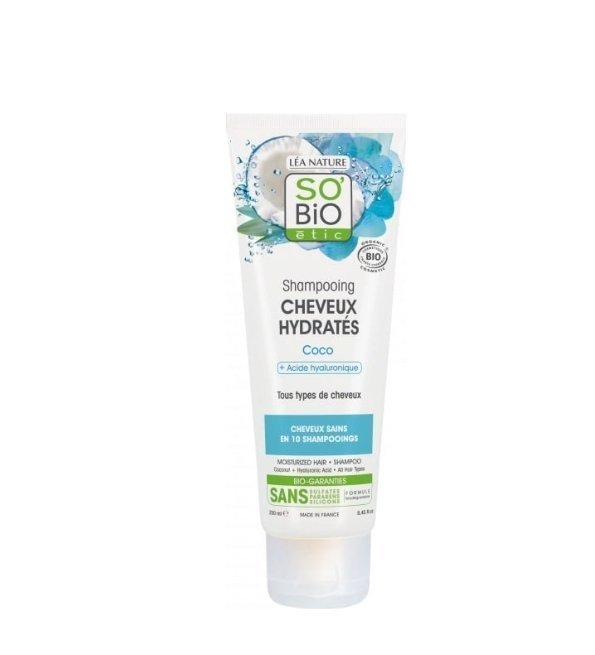 SO BIO Shampooing Cheveux Hydrates Coco 250ML Maroc