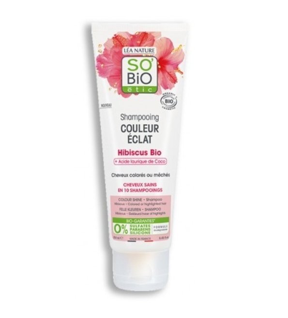 SO BIO Shampooing Couleur Eclat Hibiscus 250ML Maroc