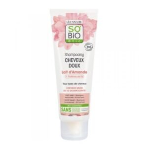 SO BIO Shampooing Doux AU Lait D’amande ET Proteine DE RIZ 250ML Maroc