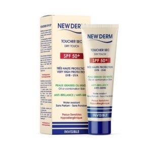 NEW DERM Écran Solaire Spf50+ Invisible Maroc
