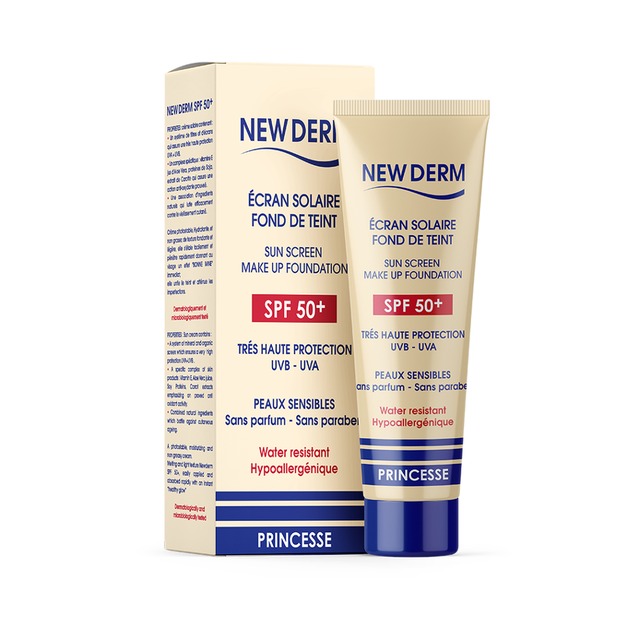 NEW DERM Crème Solaire Spf50+ Princesse Maroc