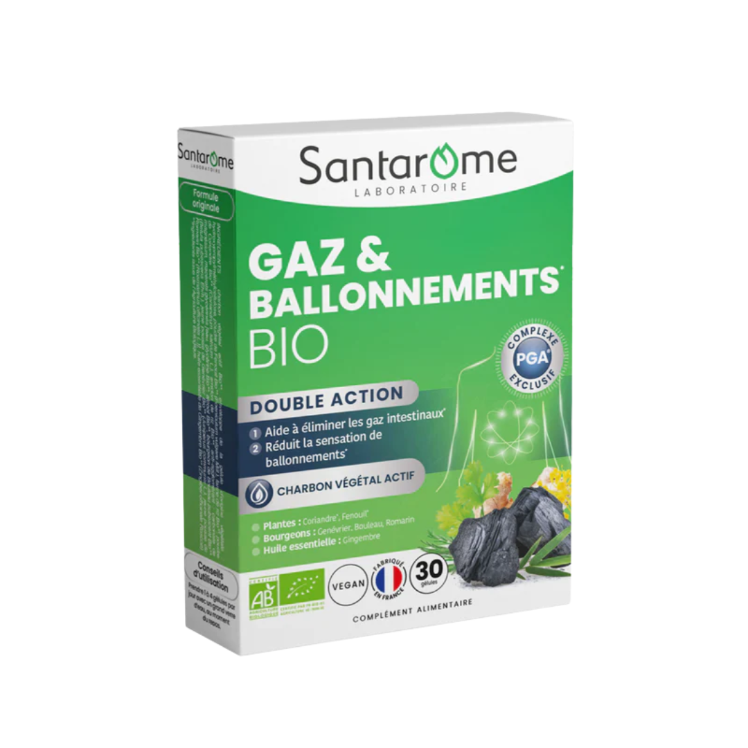 SANTAROME Gaz & Ballonnements 30 Gelules Maroc