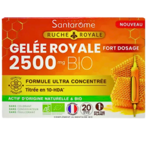 SANTAROME Gelee Royale 2500mg 20 Ampoules Maroc