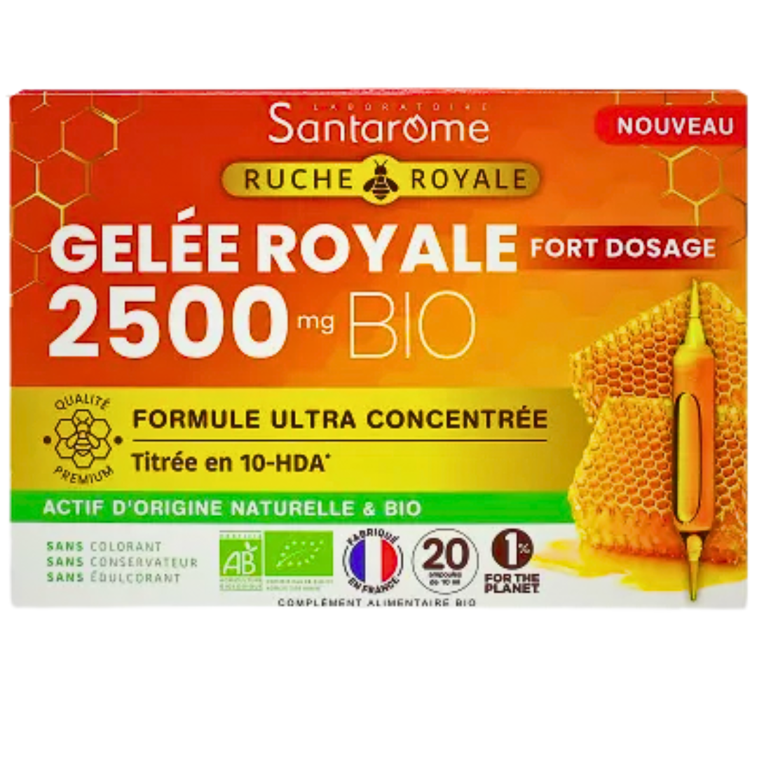 SANTAROME Gelee Royale 2500mg 20 Ampoules Maroc