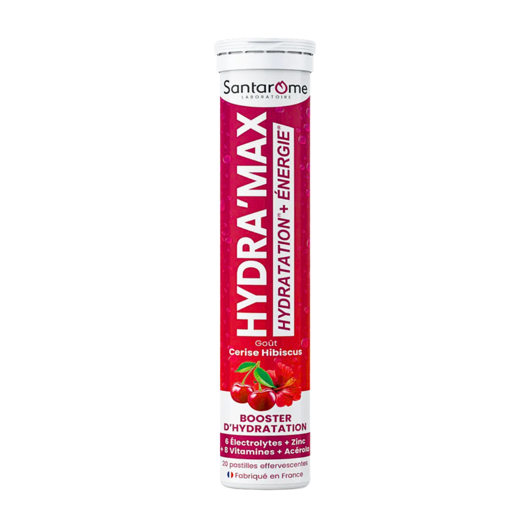 SANTAROME Hydramax Cerise Hibiscus 20 Pastilles Maroc