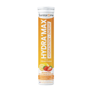 SANTAROME Hydramax Citron Fraise 20 Pastilles Maroc