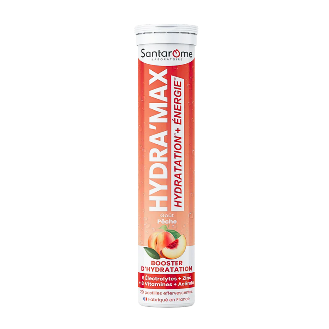 SANTAROME Hydramax Peche 20 Pastilles Maroc