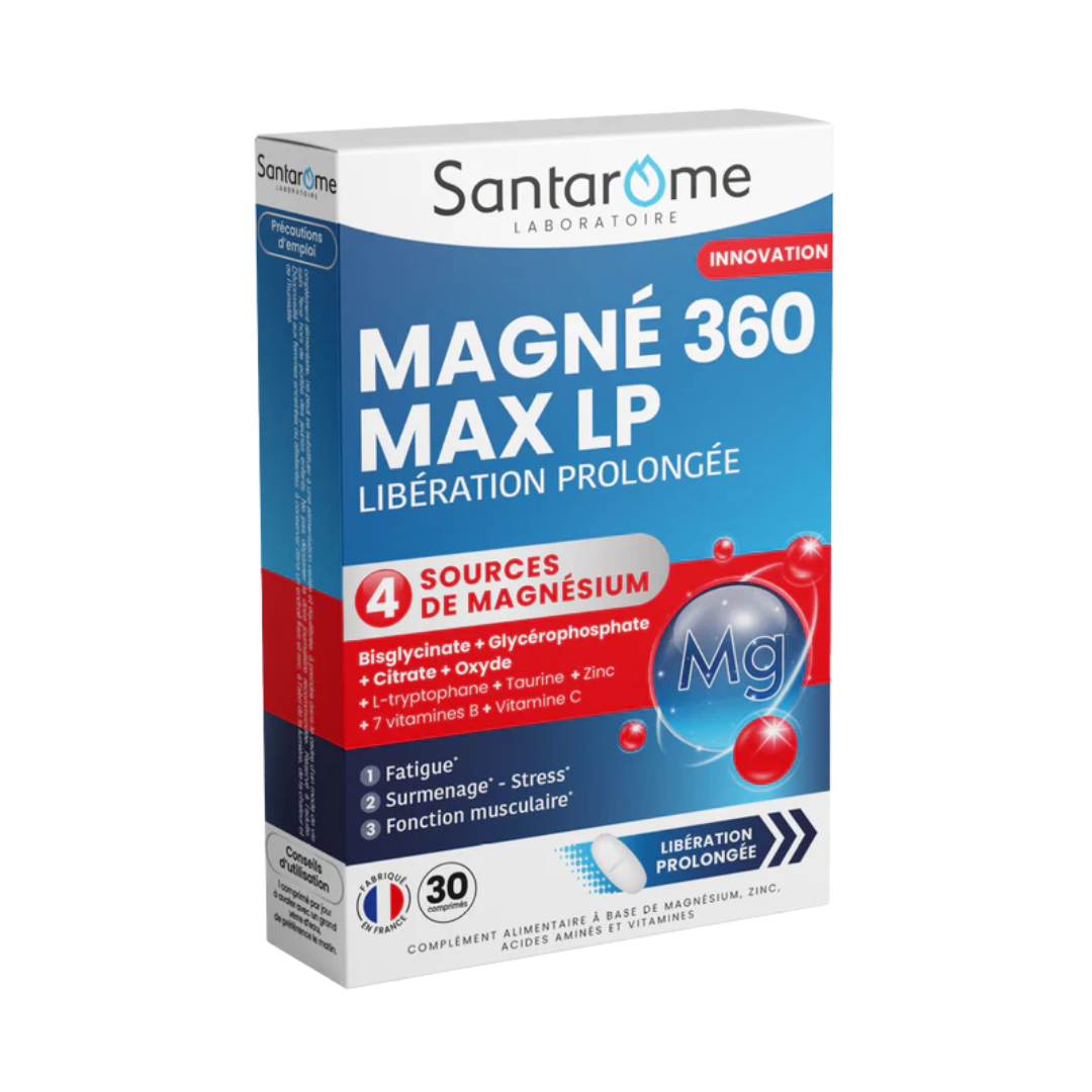 SANTAROME Magne 360 Max Lp 30 Comprimes Maroc