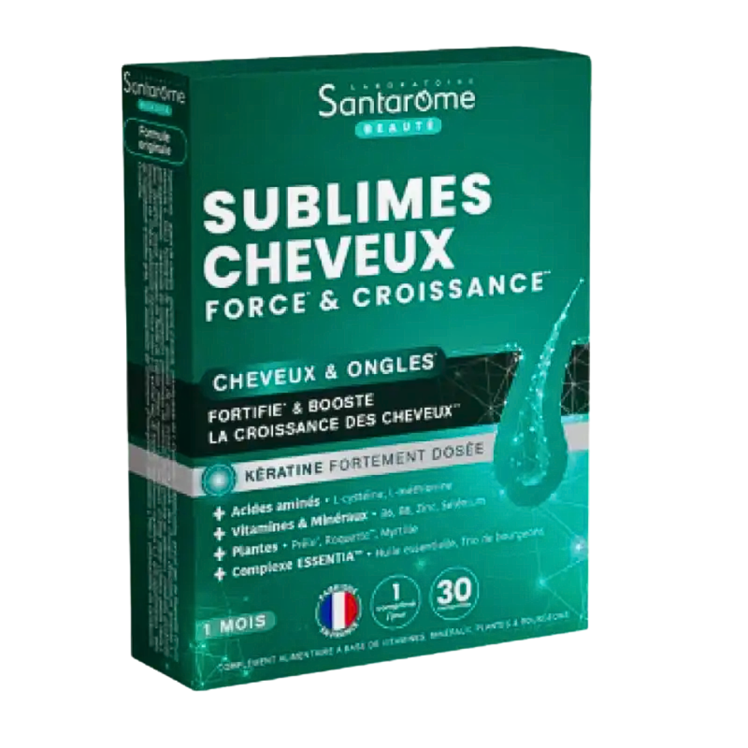 Santarome Sublimes Cheveux Ongles 30 Capsules Maroc