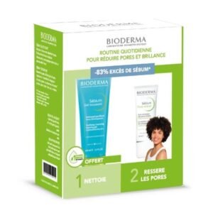 Bioderma Sebium Pore Refiner 30ml+ Gel Moussant 100ml Pack Maroc