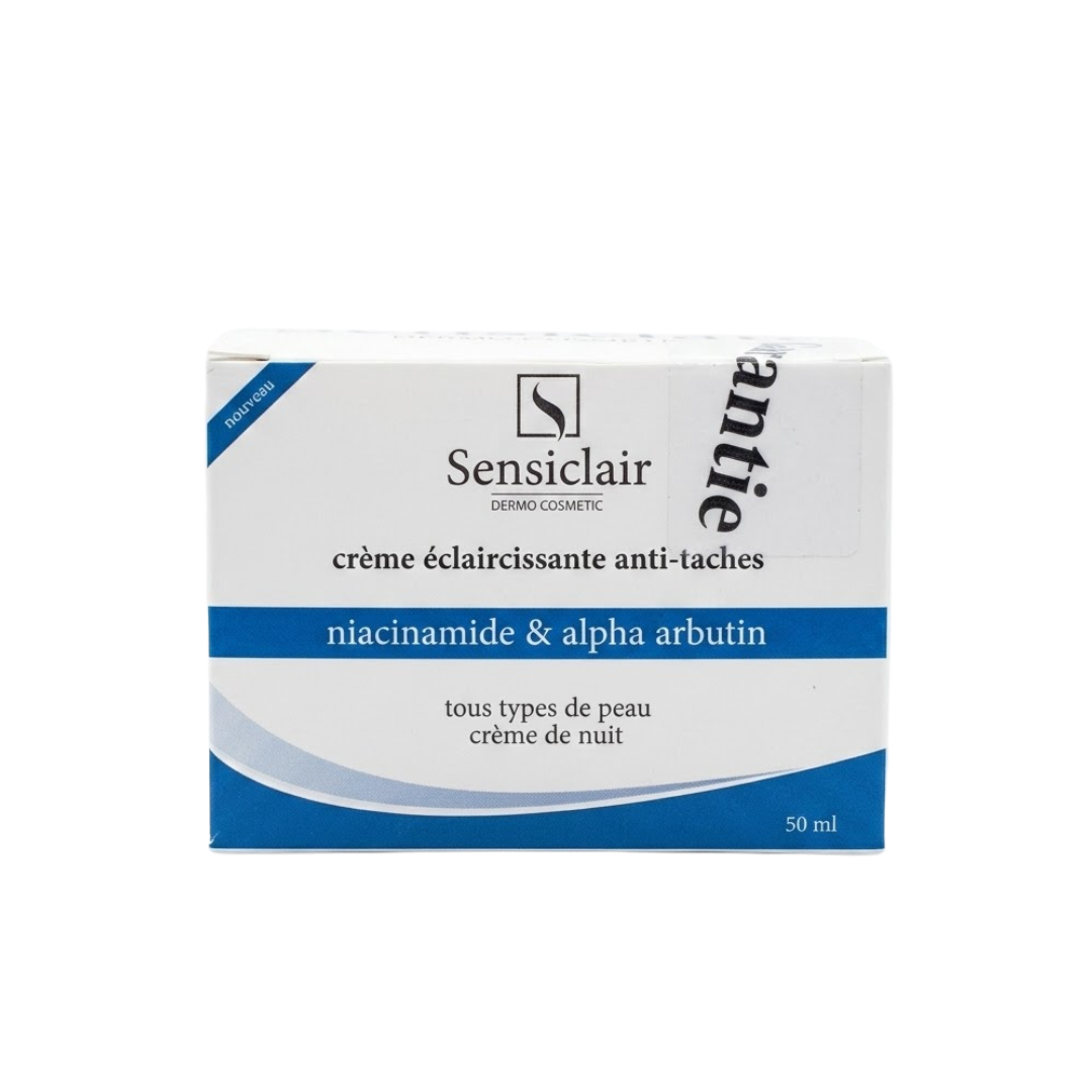 Sensiclair Creme de Nuit Eclaircissante Anti Taches 50ml Maroc